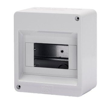 GEWISS GW40024 Rozvodnice 40 CD na omítku, 6M, IP40, šedá, bez dvířek GEWISS GW40024 Rozvodnice 40 CD na omítku, 6M, IP40, šedá, bez dvířek